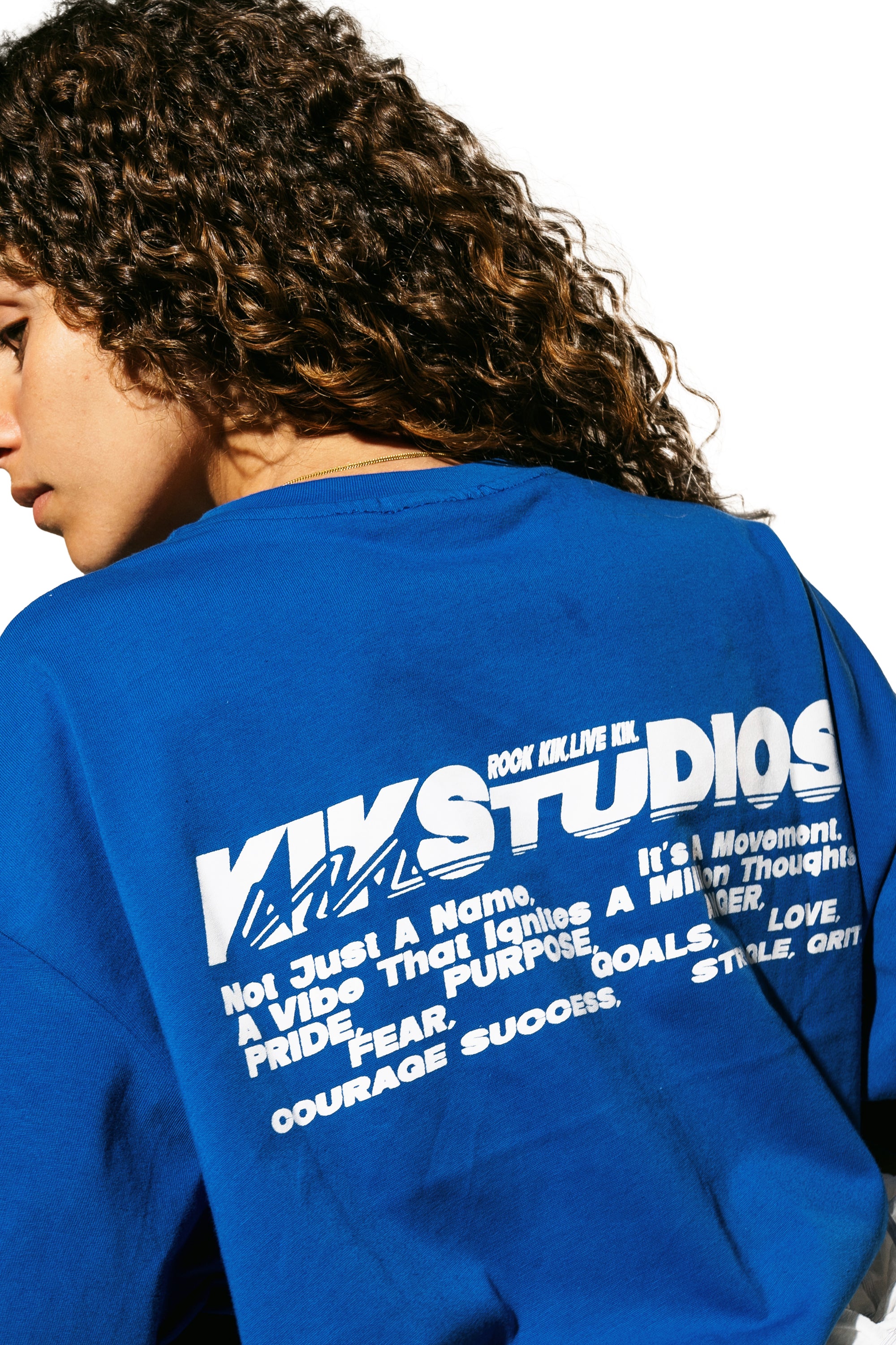 The KIK-Studio-Tee in Blue