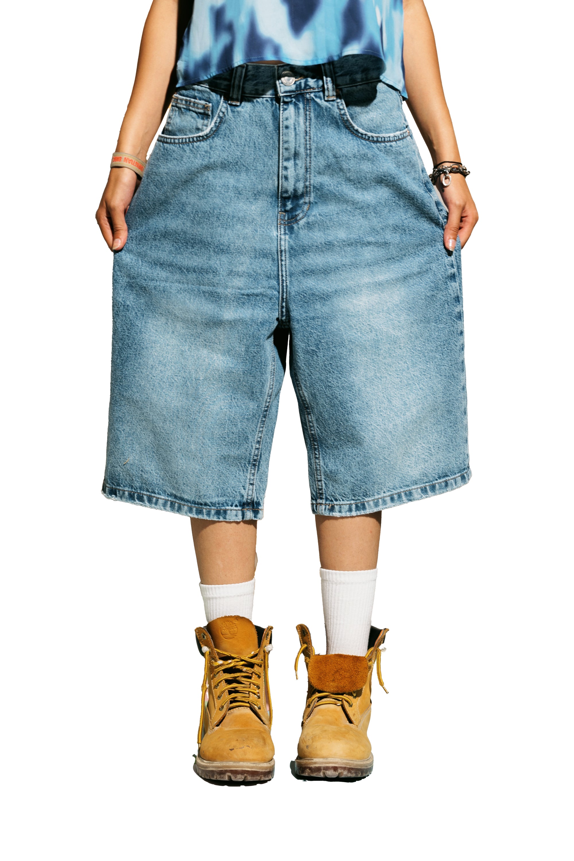 The KIK-Blue Denim Jorts