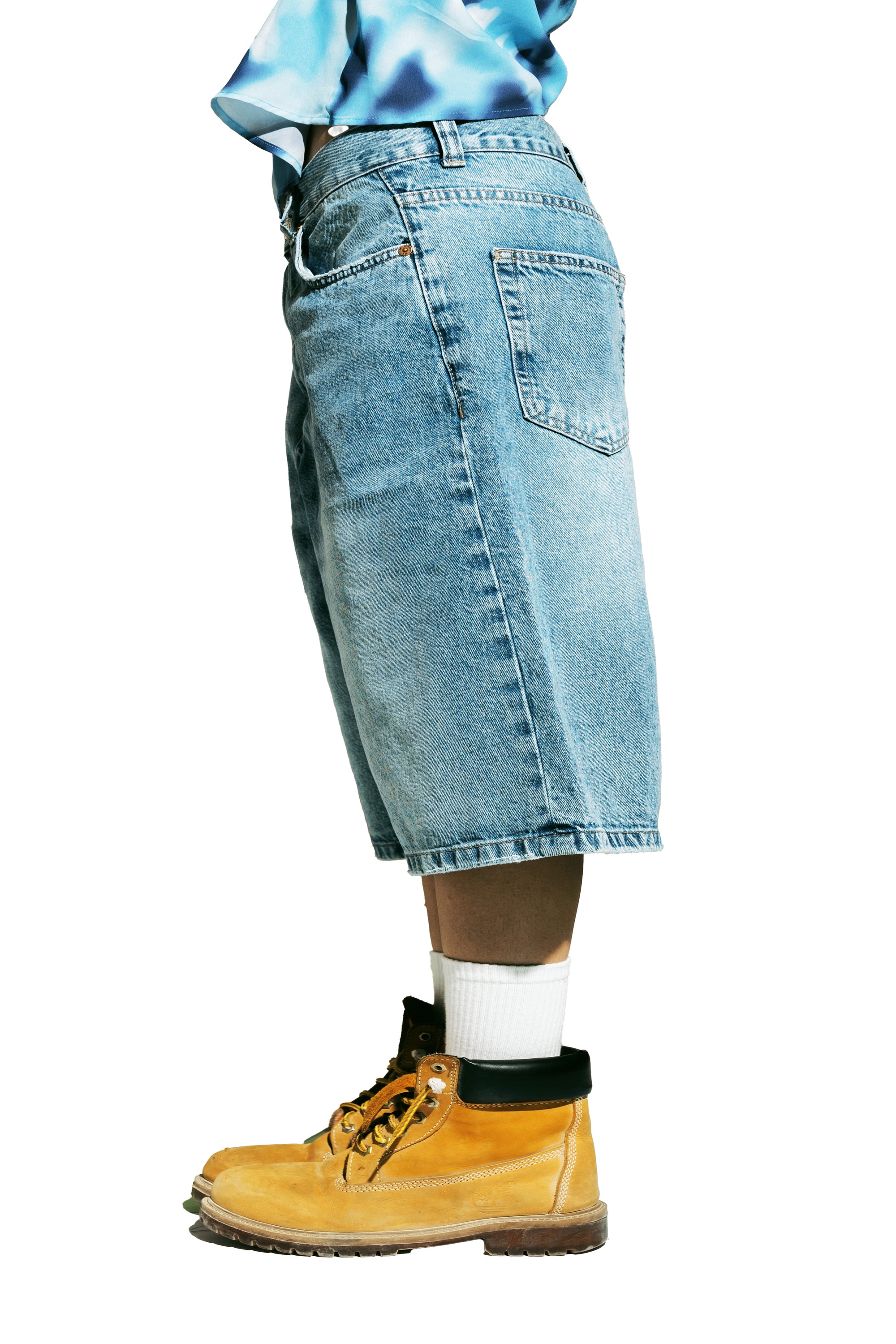 The KIK-Blue Denim Jorts