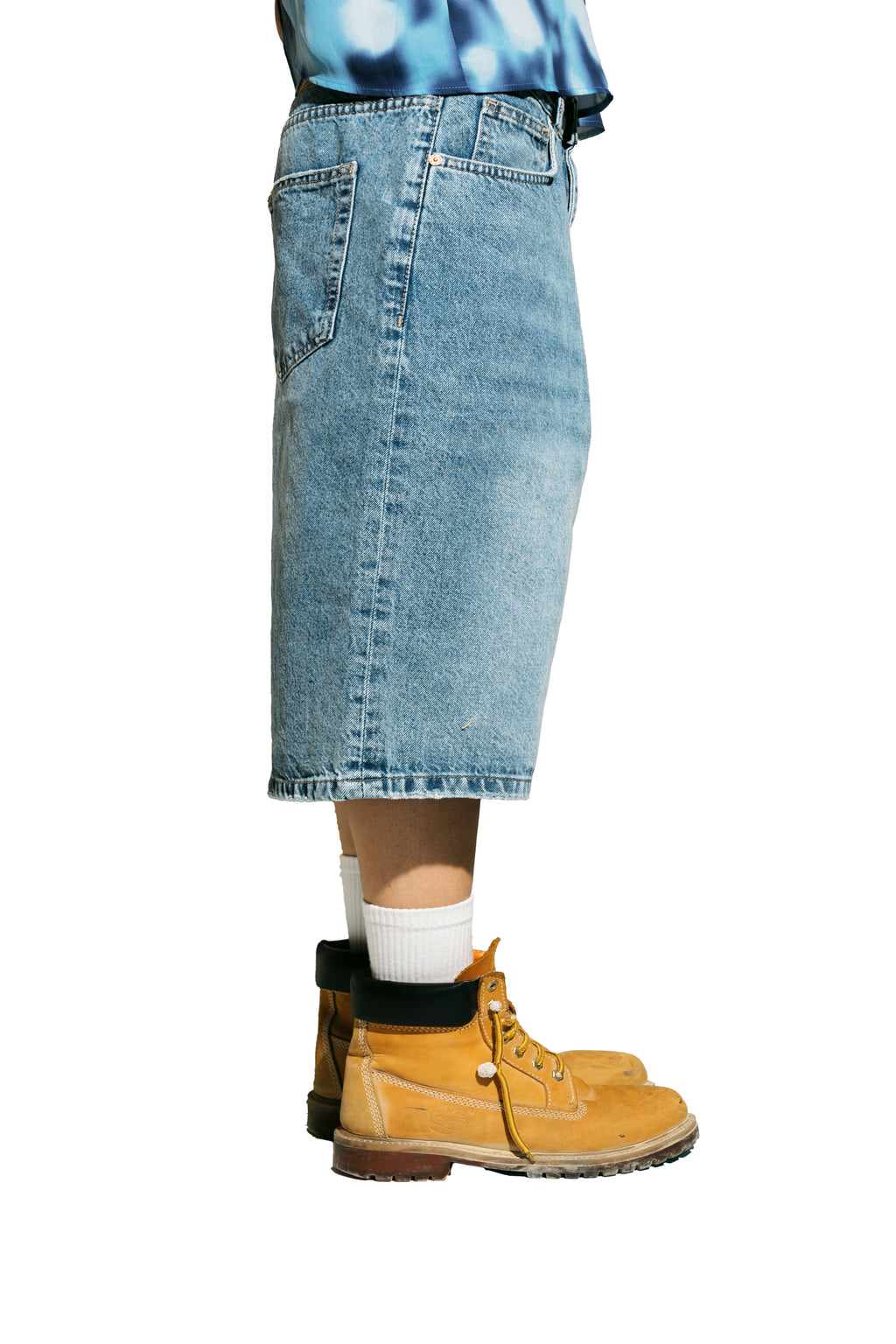 The KIK-Blue Denim Jorts