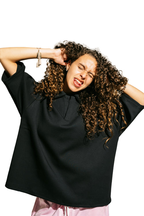 The KIK-Basic Polo in Black