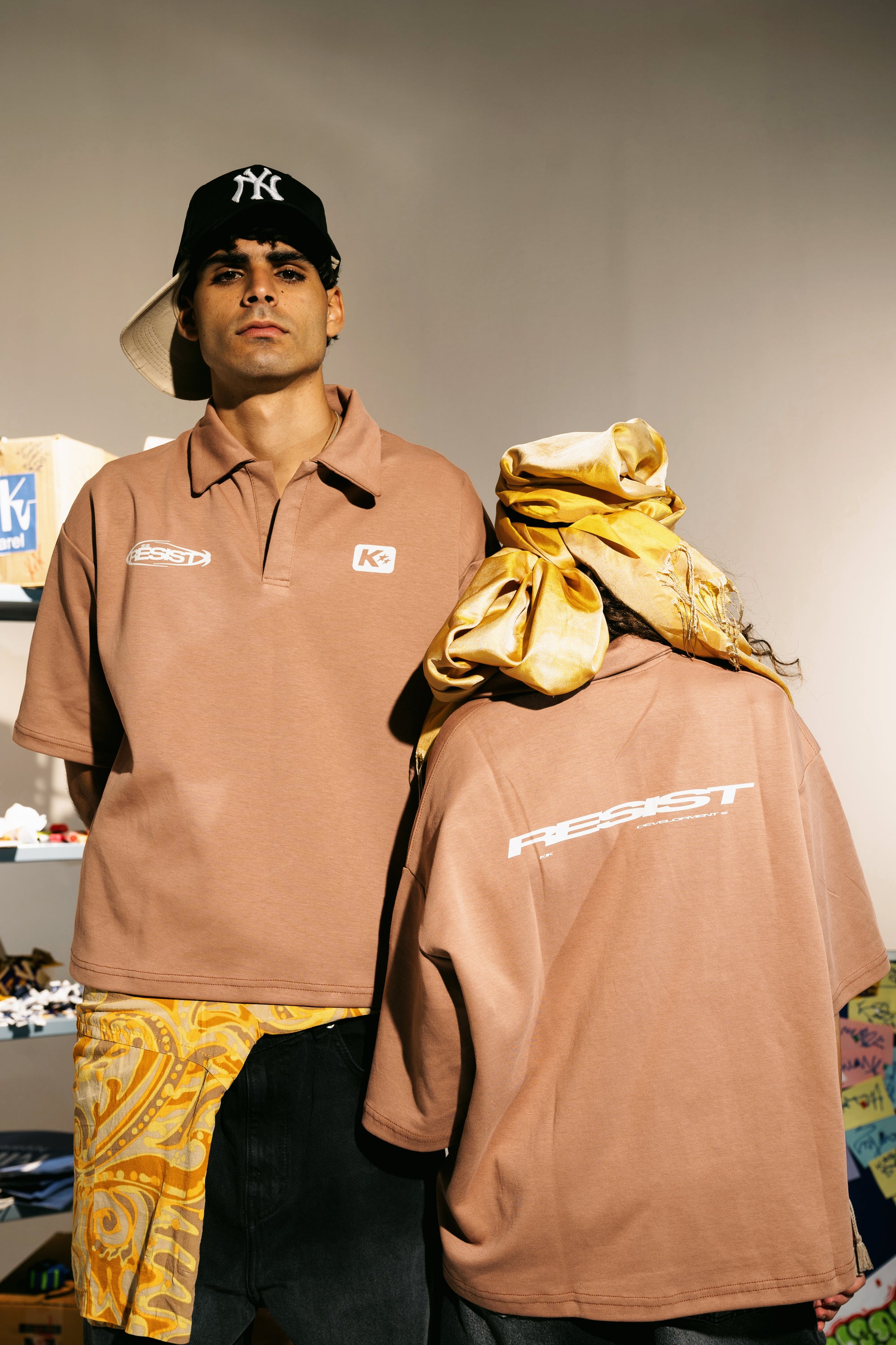 The KIK-Resist Short Sleeve Polo in Sky Blue