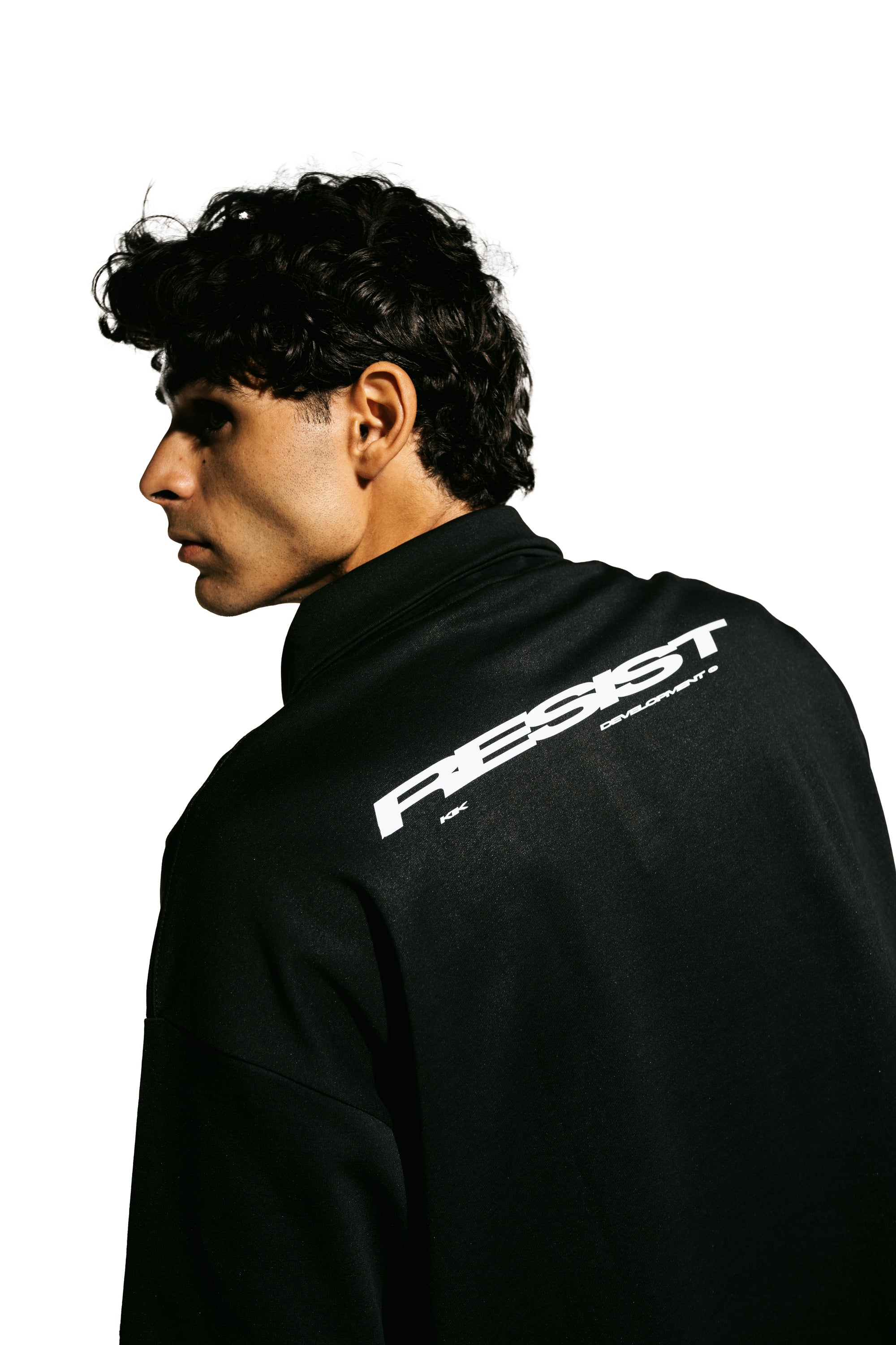 The KIK-Resist Short Sleeve Polo in Black